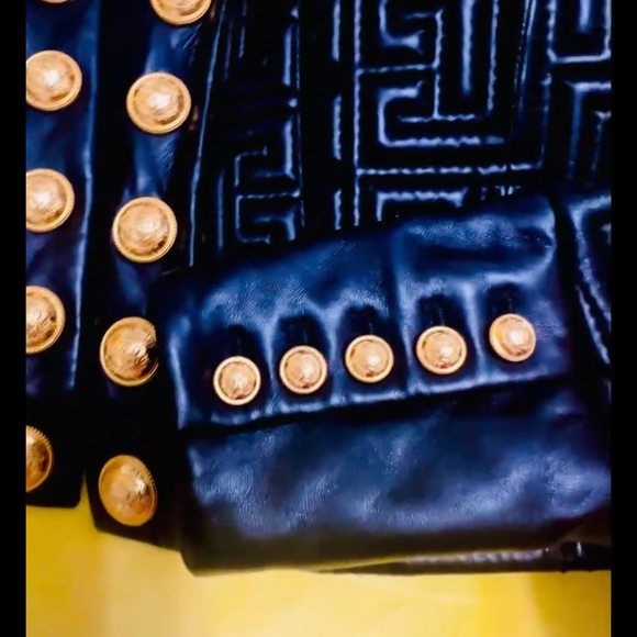 Balmain Black Leather Jacket - Picture 8 of 13